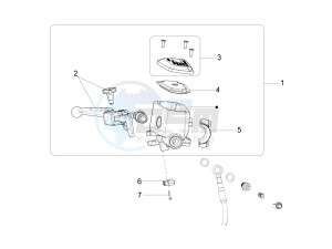 California 1400 Touring ABS USA-CND 1380 drawing Front master cilinder