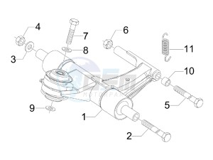 S 150 4T 2V ie E3 College drawing Swinging arm