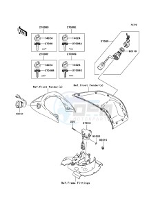 KVF750 4x4 KVF750-A1 EU GB drawing Ignition Switch