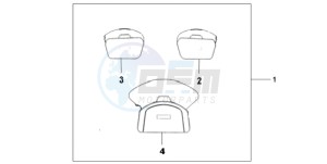 GL18009 Europe Direct - (ED / AB NAV) drawing DELUXE INNER BAG