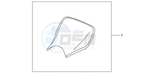 CBR1000RR9 UK - (E / MME) drawing E-SEAT