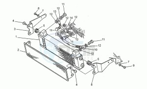 V 10 1000 Centauro Centauro drawing Oil cooler