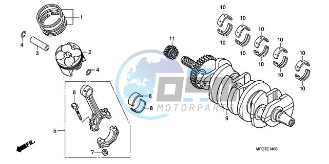 CRANKSHAFT/PISTON