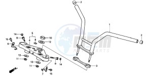 VT600CD drawing HANDLE PIPE/TOP BRIDGE