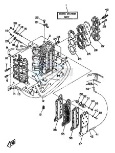 60FEO-60FETO drawing CYLINDER--CRANKCASE