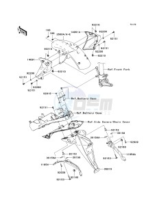 ZR 1000 B [Z1000 EUROPEAN] (B7F-B9F) B7F drawing FENDERS