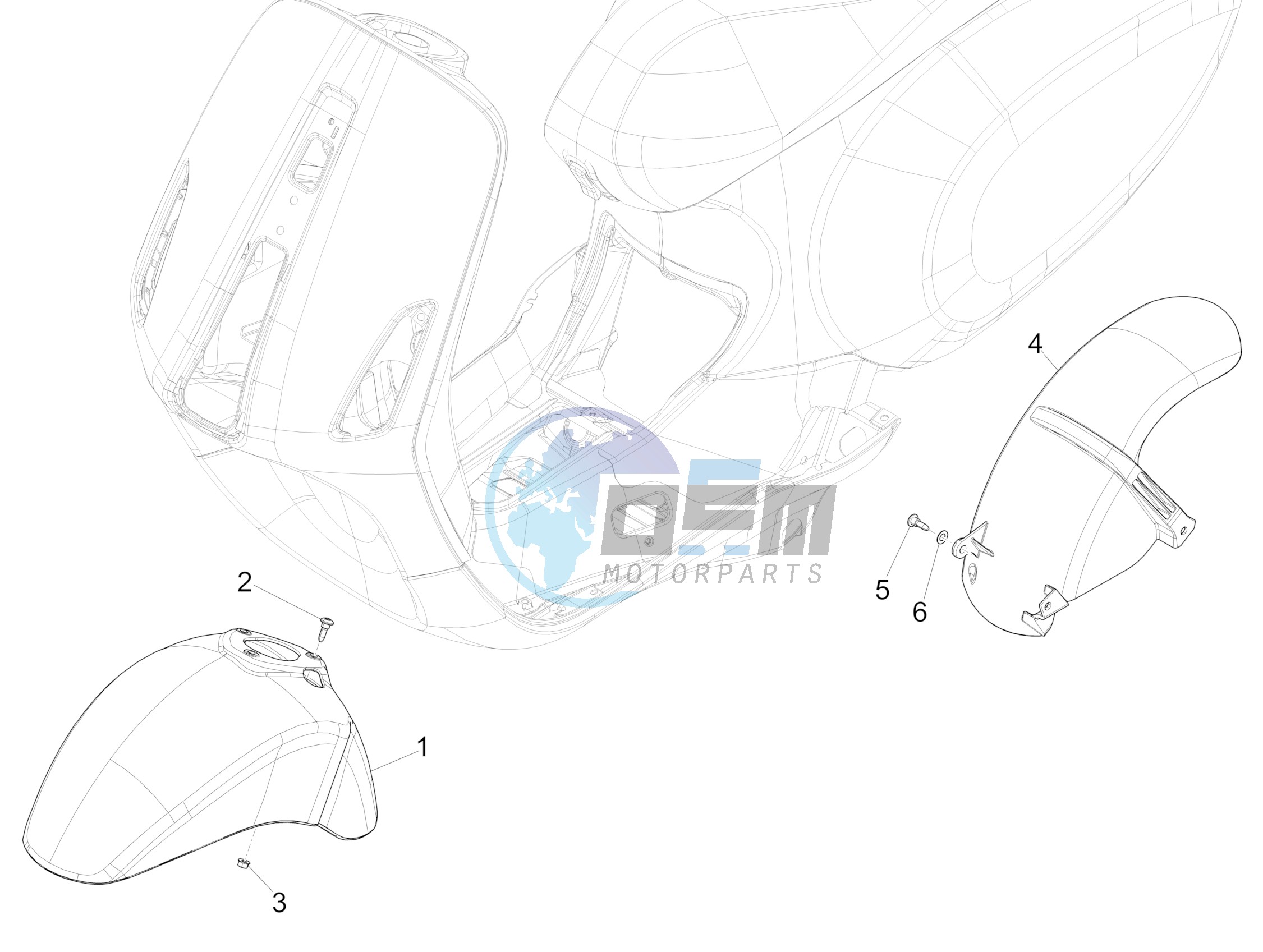 Wheel housing - Mudguard