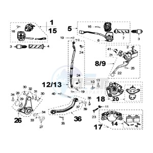 FIGHT LRIX drawing BRAKE SYSTEM