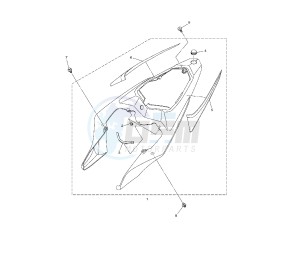 YZF R1 1000 drawing SIDE COVER