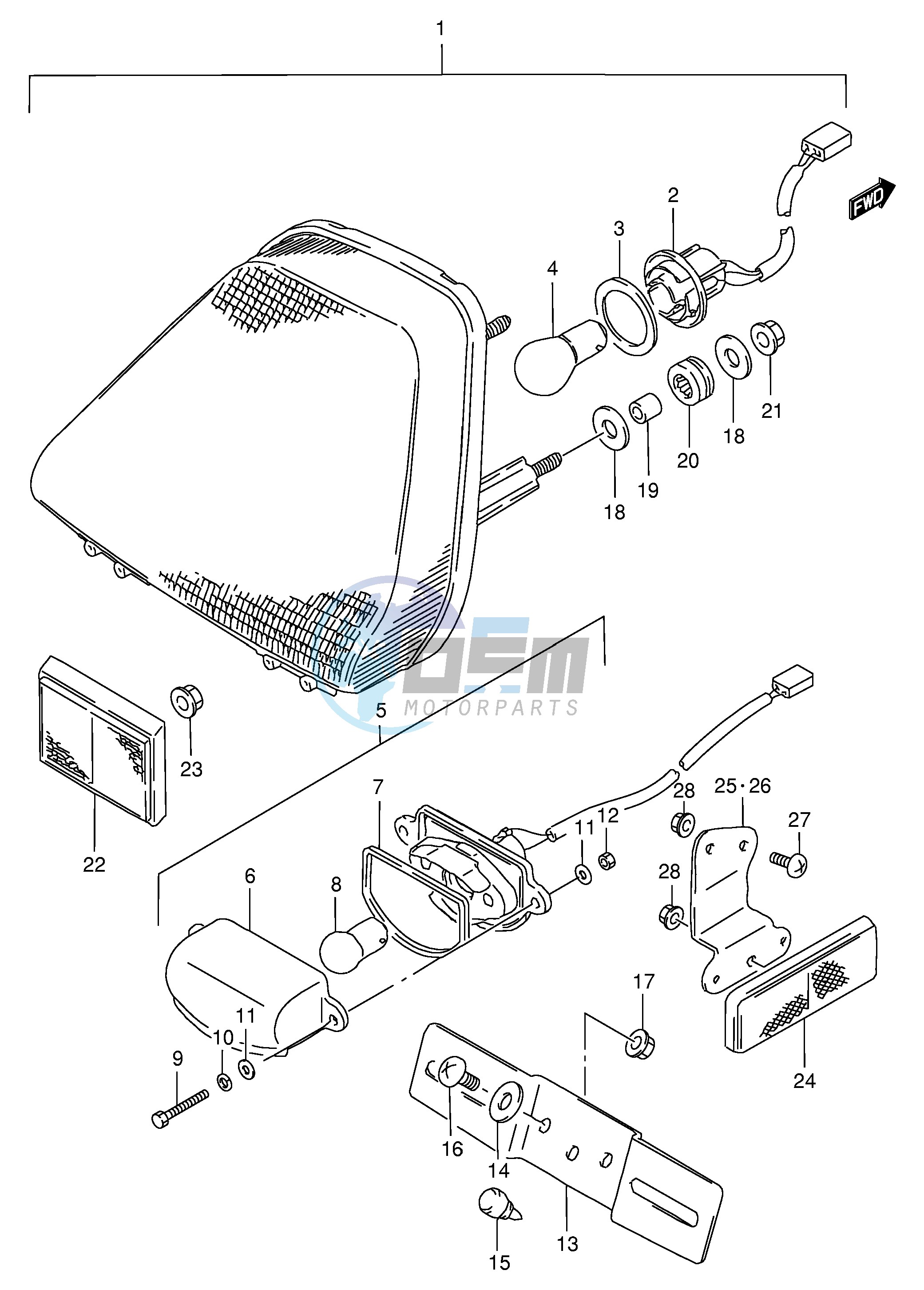 REAR COMBINATION LAMP