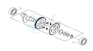 QUAD LANDER 300SL drawing BALANCE SHAFT