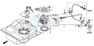 NPS50 drawing FUEL TANK (NPS505/6/8)