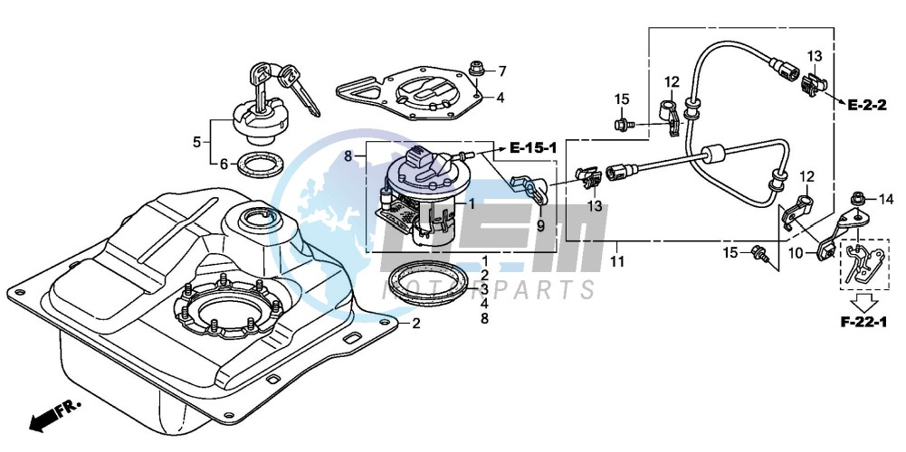 FUEL TANK (NPS505/6/8)