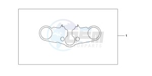 CBR600RR9 BR / MME SPC - (BR / MME SPC) drawing TOP BRIDGE COVER