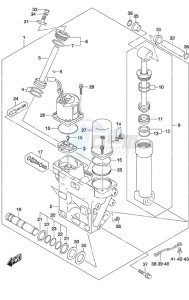 DF 225 drawing Trim Cylinder