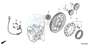 VT750C9 Europe Direct - (ED / MME) drawing STARTING CLUTCH