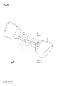 DL1000 (E24) V-Strom drawing KNUCKLE COVER