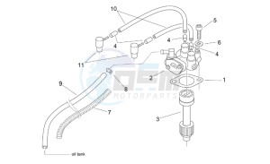 Mojito custom 50 2t (eng. aprilia) drawing Oil pump