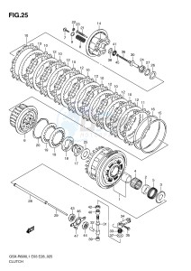 GSX-R600 (E3) drawing CLUTCH