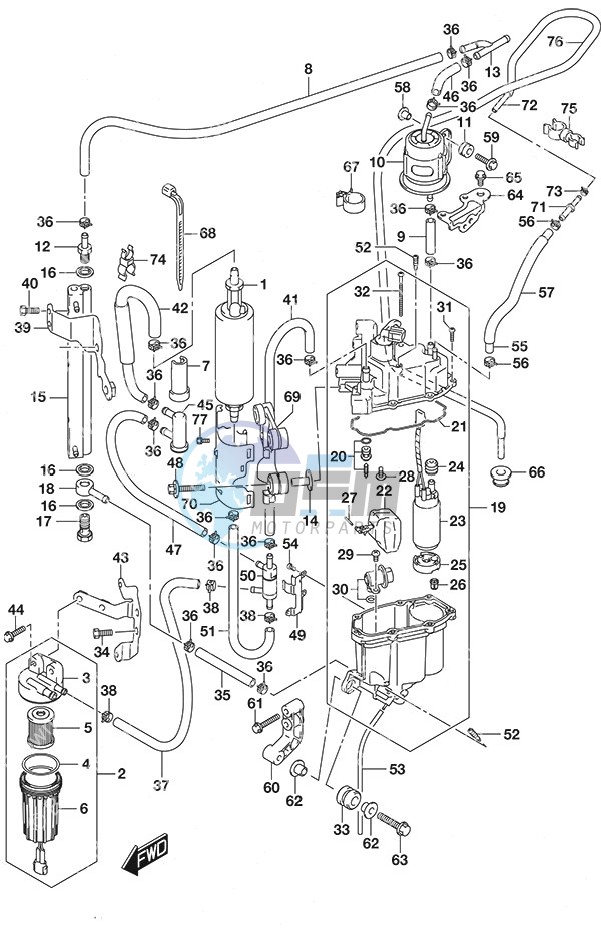 Fuel Pump/Fuel Vapor Separator