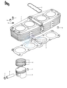 KZ 1000 P [POLICE 1000] (P1-P5) [POLICE 1000] drawing CYLINDER_PISTON