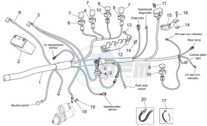 Griso S.E. 1200 8V drawing Electrical system II