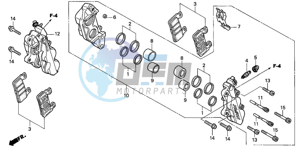 FRONT BRAKE CALIPER