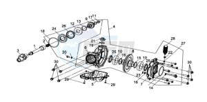 QUAD LANDER 300S ENTRY drawing REAR AXLE