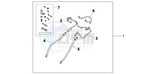 XL1000V9 E / MKH drawing PANNIER STAY SET