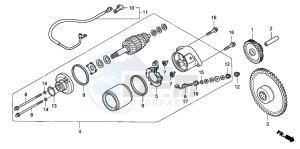 NES125 drawing STARTING MOTOR