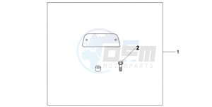 VT750C9 Ireland - (EK / MK) drawing CH BKRST PLATE(LO