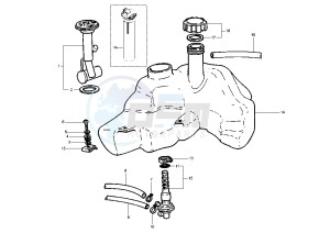 ET4 125-150 drawing Fuel Tank