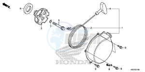 TRX420FA2G TRX420F Europe Direct - (ED) drawing RECOIL STARTER