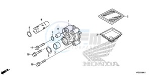 TRX420FM1F TRX420 Europe Direct - (ED) drawing OIL PUMP (TRX420FE1/FM1/FM2/TE1/TM1)