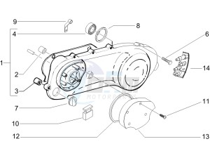 storm 50 drawing Crankcase cover - Crankcase cooling