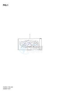 DL650 (E2) V-Strom drawing GASKET SET