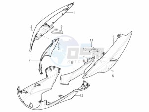 Typhoon 125 4T 2V E3 (NAFTA) drawing Side cover - Spoiler