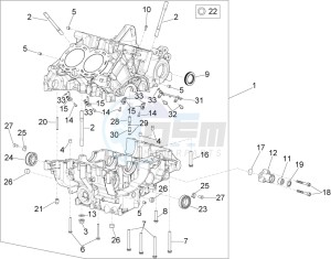 RSV4 1000 Racing Factory L.E. (APAC) (AUS, CP, Ja, MY, NZ, RI, VN) drawing Crankcases I