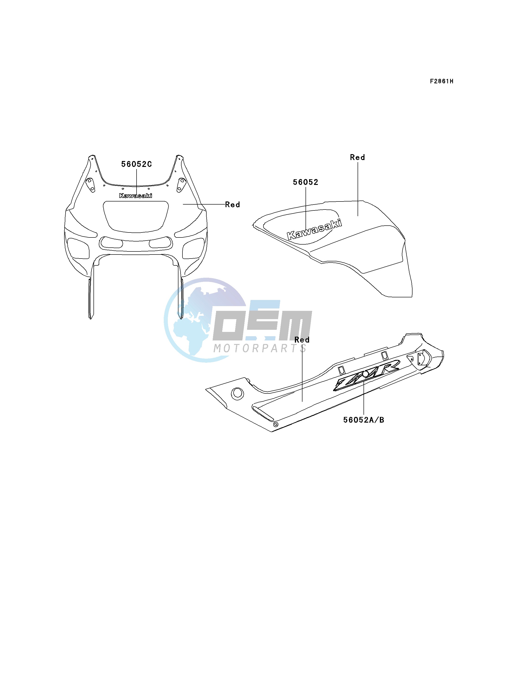 DECALS-- RED- --- E12- --- CA,US- -