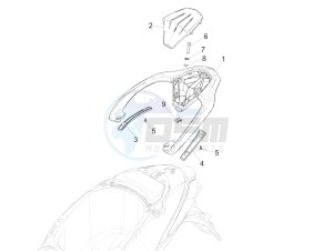 Liberty 125 iGet 4T 3V ie ABS (APAC) drawing Rear luggage rack