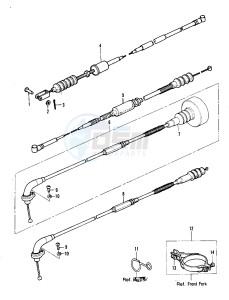 KX 250 A [KX250] (A6-A7) [KX250] drawing CABLES