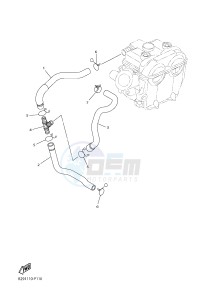 WR250F (2GBH) drawing AIR INDUCTION SYSTEM