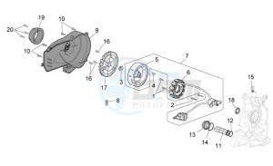 Scarabeo 100 4T e3 drawing Cdi magneto assy