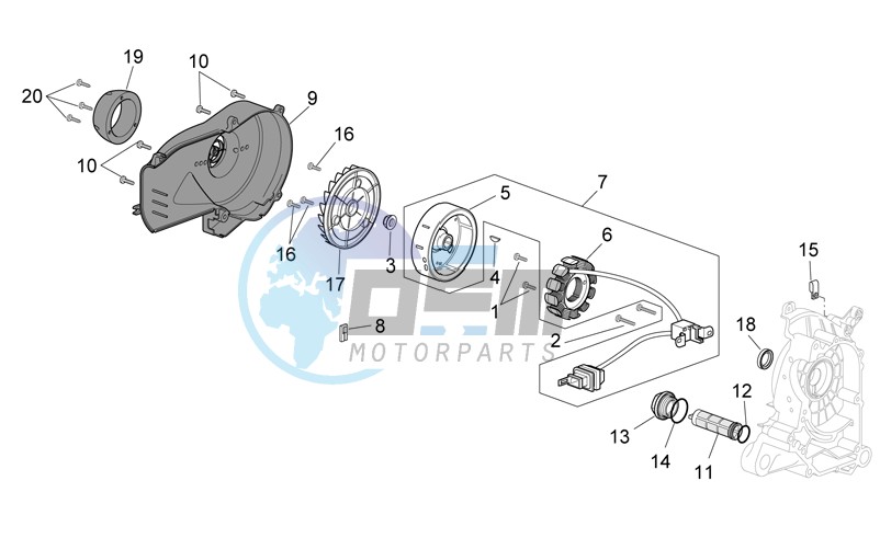 Cdi magneto assy