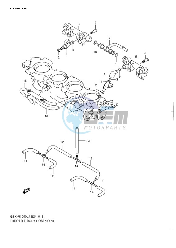 THROTTLE BODY HOSE JOINT