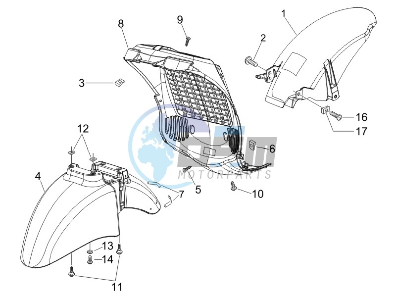 Wheel housing - Mudguard