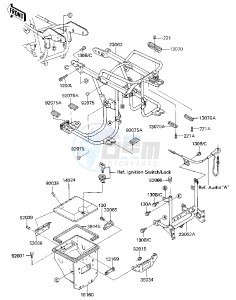 ZN 1300 A [VOYAGER] (A1-A4) [VOYAGER] drawing STORAGE CASE_SADDLEBAG BRACKET