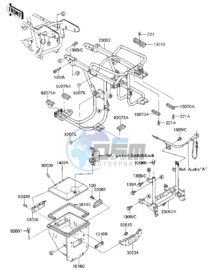 STORAGE CASE_SADDLEBAG BRACKET