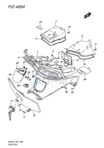 AN400 ABS BURGMAN EU-UK drawing FRONT BOX