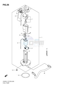 DL650 (E3) V-Strom drawing FUEL PUMP